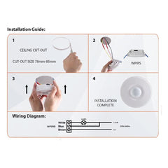 Omni WPIRS-100 Passive Infrared Sensor Switch