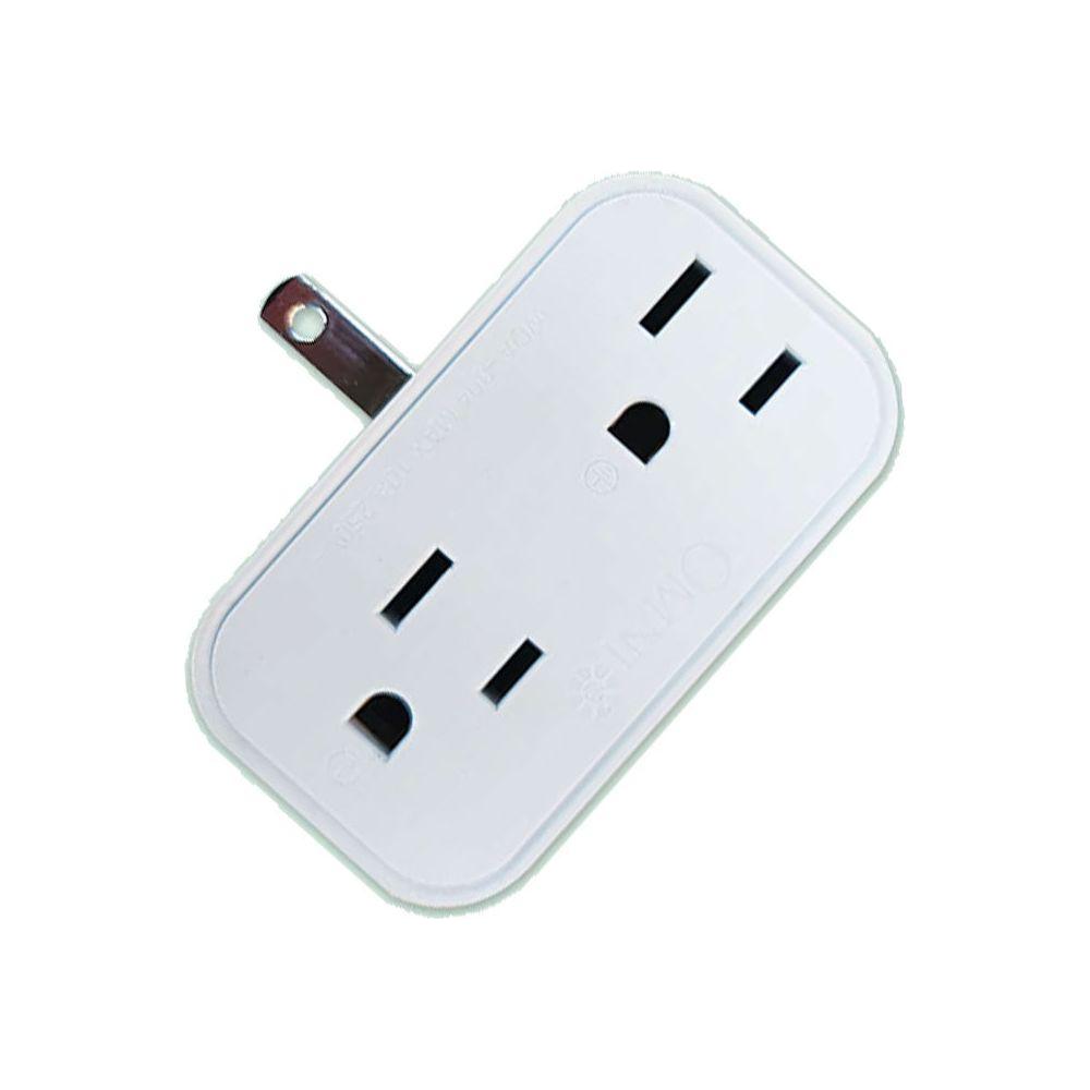 Omni WDA-004 Side Access Multiple Socket Adapter w/ 4-gang 10A 2500W | Omni by KHM Megatools Corp.