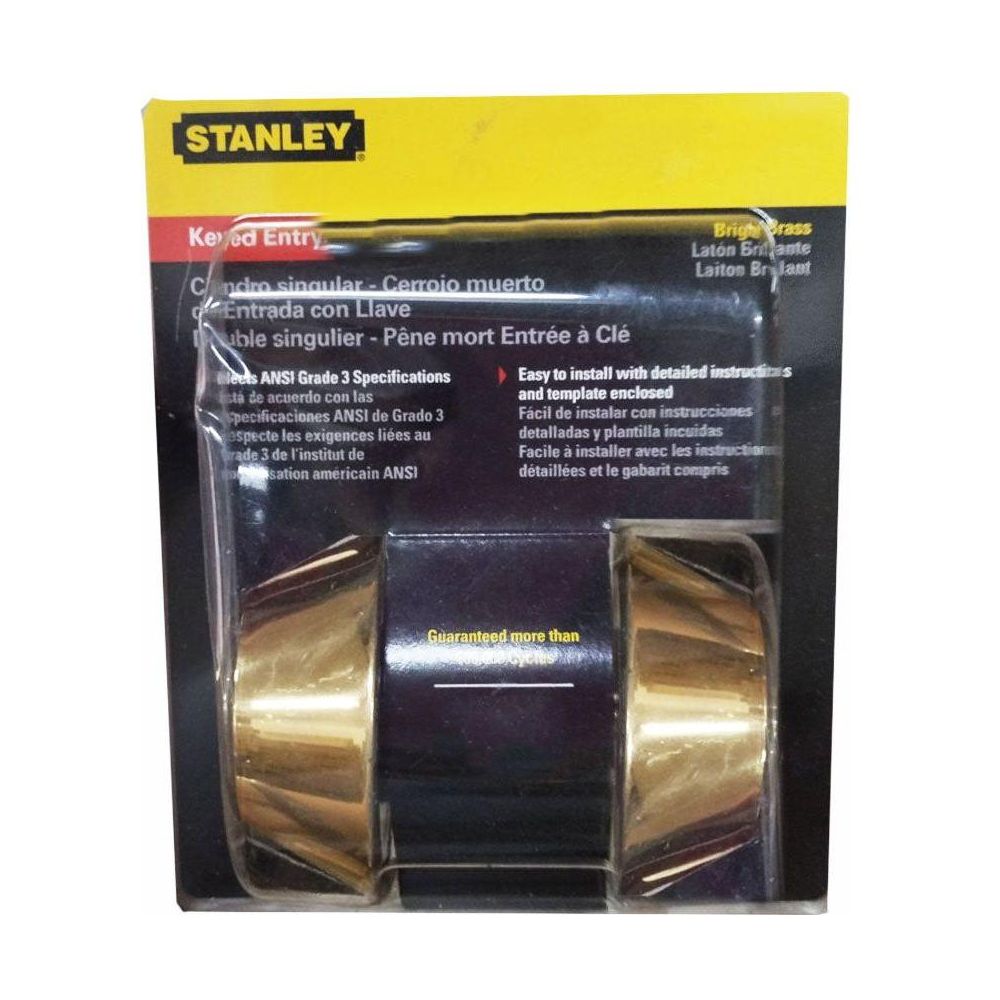 Stanley 83-6015 Double Cylinder Deadbolt US3