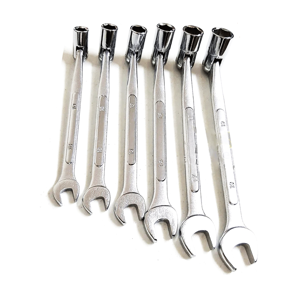 TopMax TWT-10175 Flexible Socket Combination Wrench Set  6Pcs | Topmax by KHM Megatools Corp. Main image