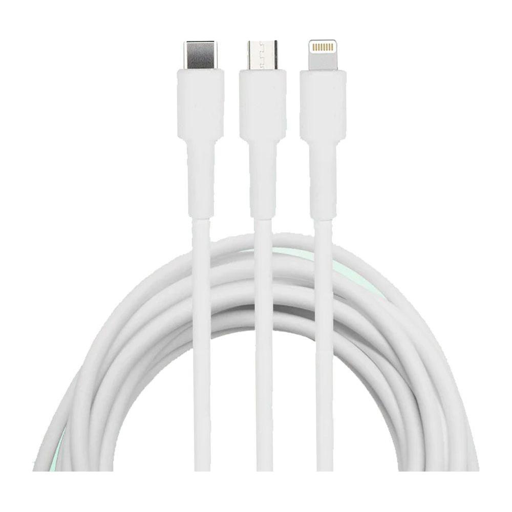 Omni ODC-333 USB Cable Type-A to Micro, Type-C, Lightning | Omni by KHM Megatools Corp. Main image