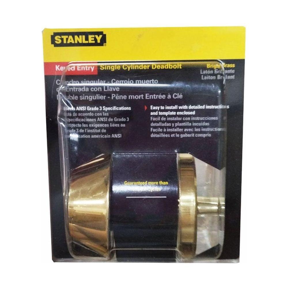 Stanley 83-6056 Single Cylinder Deadbolt US5 | Stanley by KHM Megatools Corp. Main image