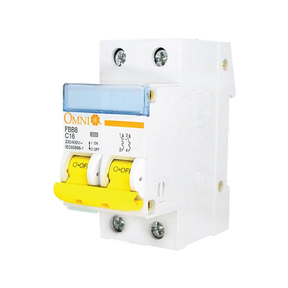 Omni Mini Circuit Breaker 2-Pole | Omni by KHM Megatools Corp. Main image