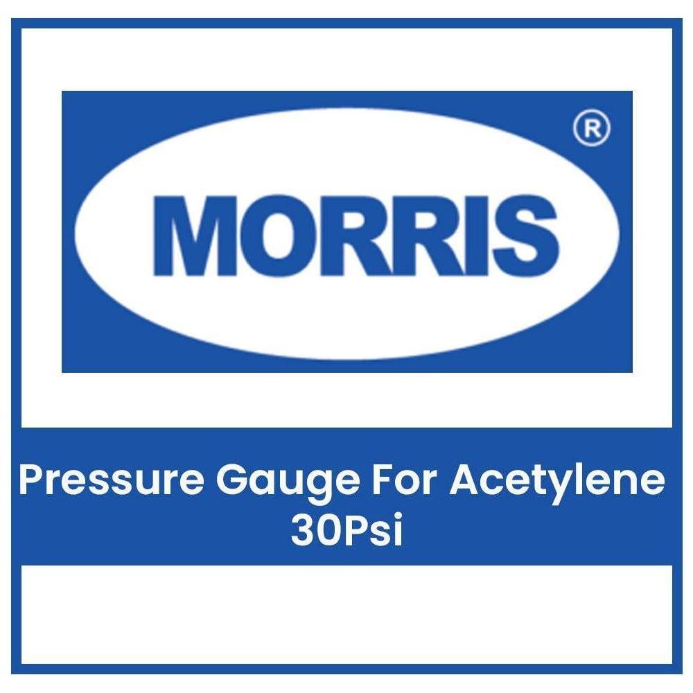 Morris Pressure Gauge For Acetylene 30Psi | Morris by KHM Megatools Corp. Main image