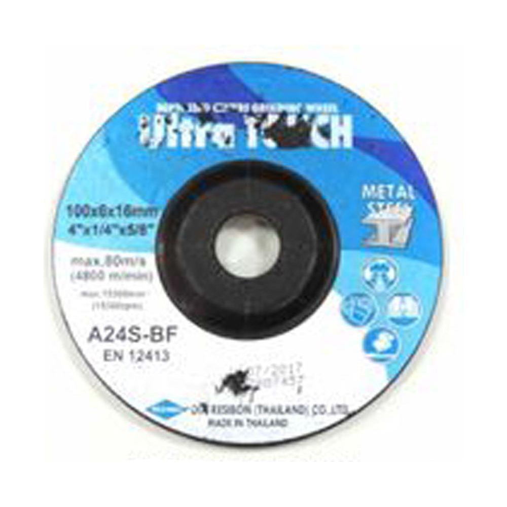 Resibon UDCQS-100 Grinding Disc 4" for Stainless (Depressed) | Resibon by KHM Megatools Corp. Main image