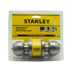 Stanley 2030-050 Tubular Bathroom Lockset US5