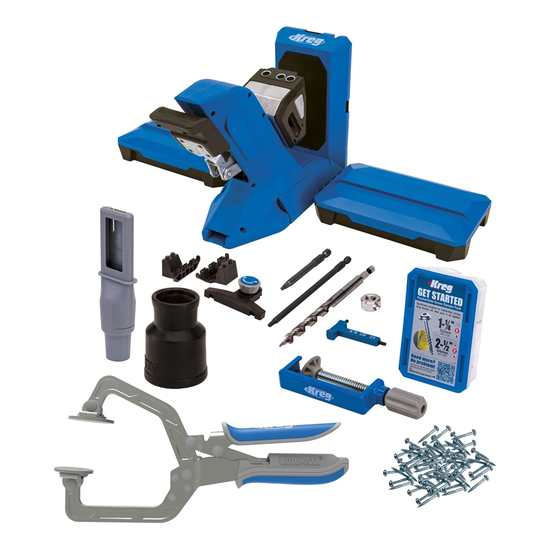 Kreg KPHJ720PRO-INT-21 Pocket Hole Jig Kit W/Wood Project Clamp - ToolsSavvy.ph Main image