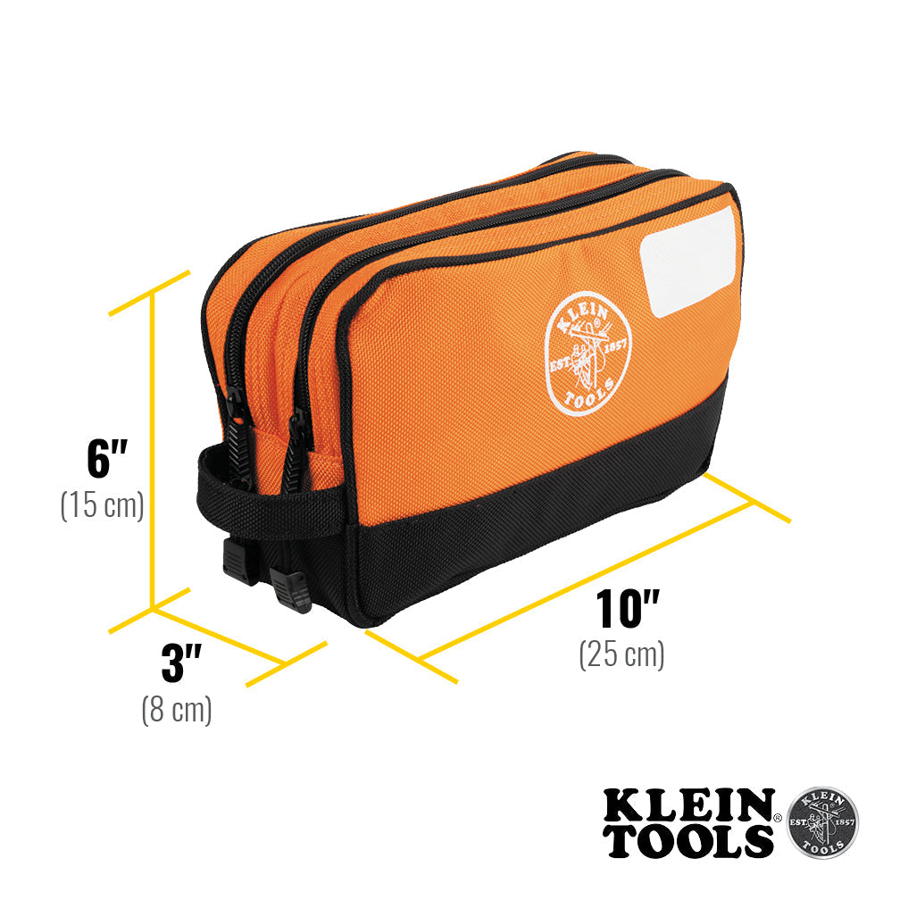Klein 55582-4 Double Zipper Bag 10x6 - ToolsSavvy.ph