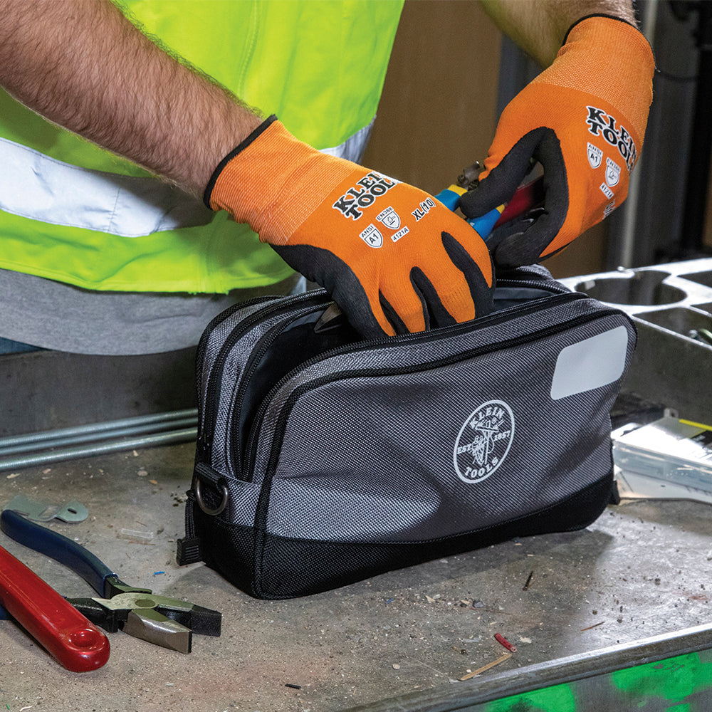 Klein 55583-1 Double Zipper Bag 12x7 - ToolsSavvy.ph