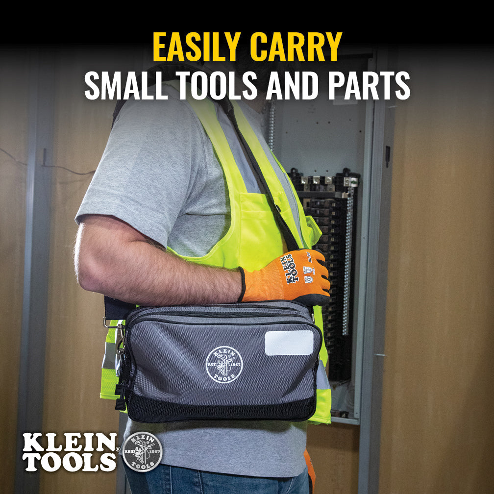 Klein 55583-1 Double Zipper Bag 12x7 - ToolsSavvy.ph