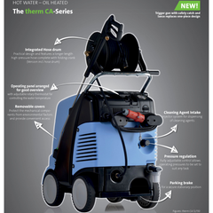 Kranzle THERM CA 11/130 Hot/Cold Water High Pressure Washer 3400W 130bar | Kranzle by KHM Megatools Corp.