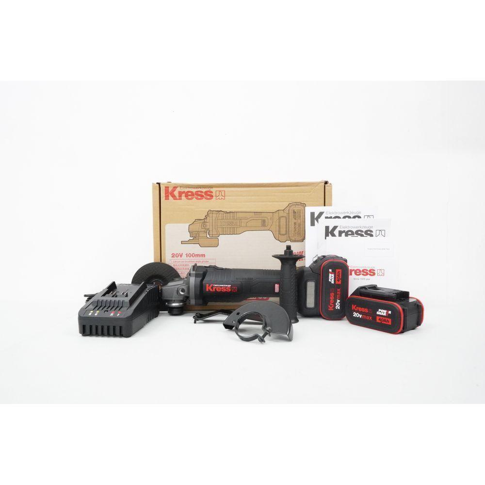 Kress KU800 20V Cordless Brushless Angle Grinder Secondary image