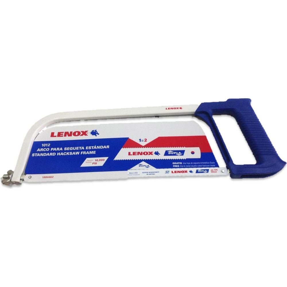 Lenox 1884462 (1012) Standard Hacksaw Blade with Frame - KHM Megatools Corp.