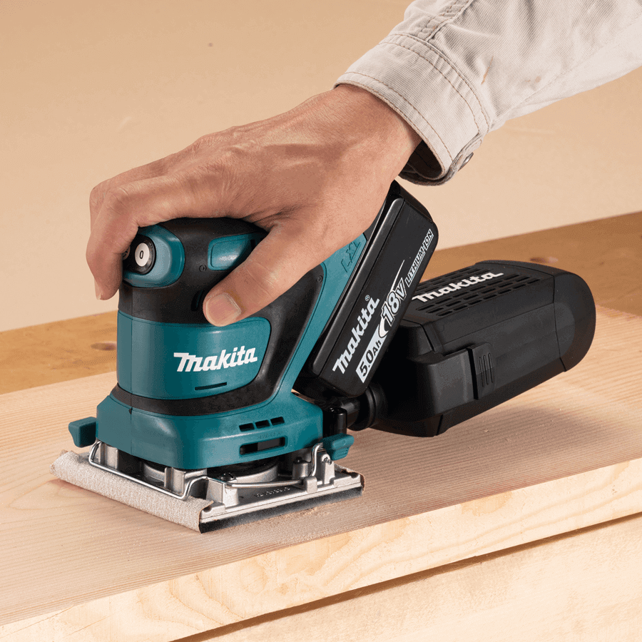 Makita DBO482Z 18V Cordless Finishing Sander (LXT) (Bare) 112x102mm Secondary image