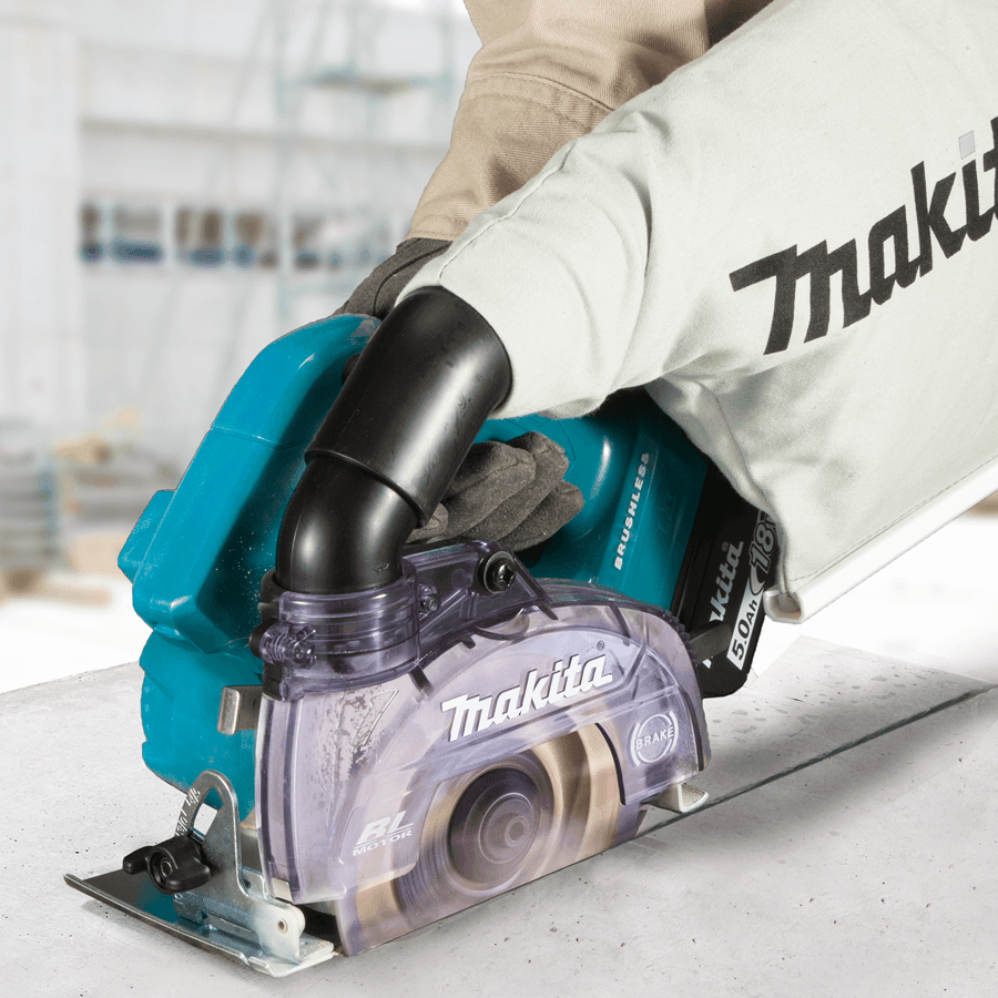 Makita DCC500Z 18V Cordless Concrete Cutter with Dust Extraction 5" (LXT-Series) [Bare] Secondary image