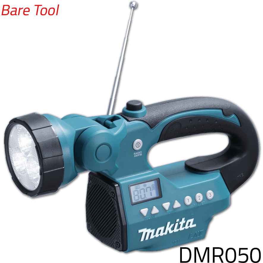 Makita DMR050 18V Cordless Flashlight / FM/AM Radio (LXT-Series) [Bare] | Makita by KHM Megatools Corp. Main image