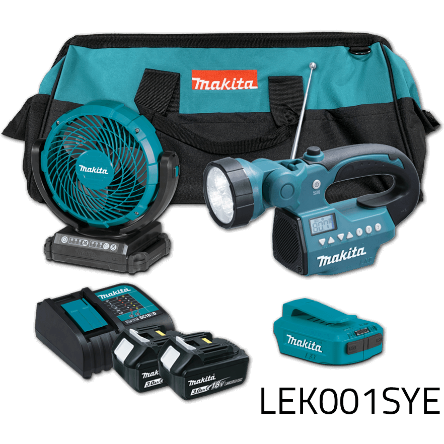 Makita LEK001SYE 18V Cordless Emergency Kit (LXT) [Bare] | Makita by KHM Megatools Corp. Main image