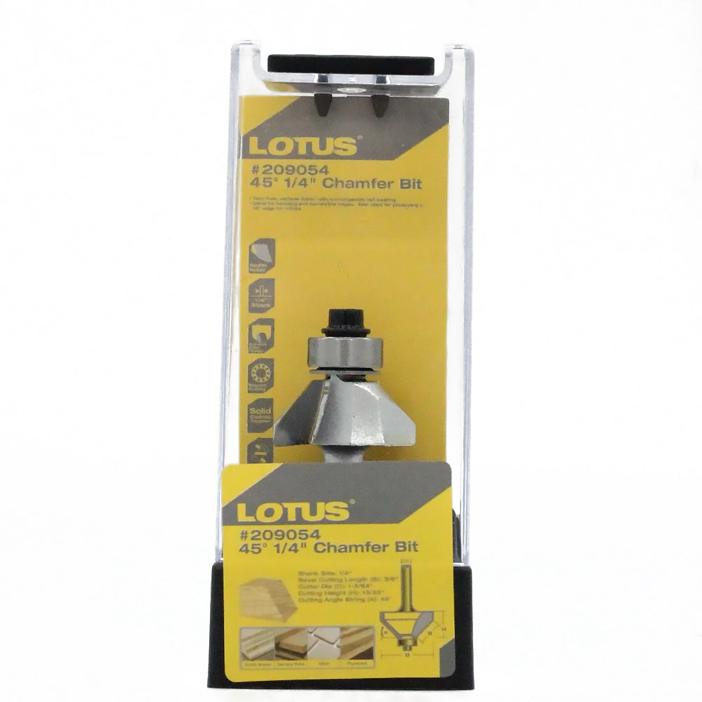 Lotus 45º Chamfer Bit 1/4" Secondary image