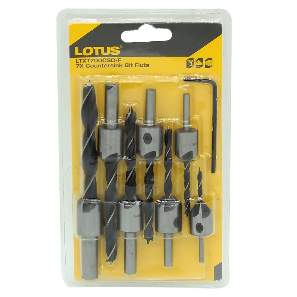 Lotus 7X LTXT700CSD/F Countersink Bit Flute Set - ToolsSavvy.ph