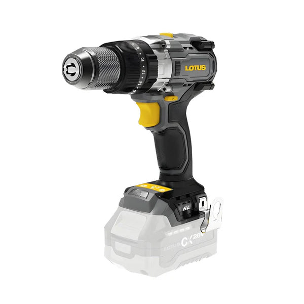 Lotus CXHD20V-150 Max Cordless Brushless Impact Drill 13mm 20V (Bare) - ToolsSavvy.ph
