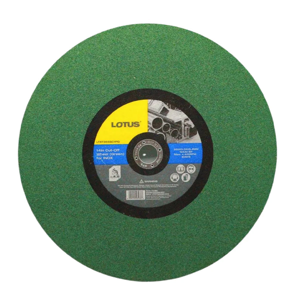 Lotus Cut-Off Wheel for Inox - ToolsSavvy.ph Main image