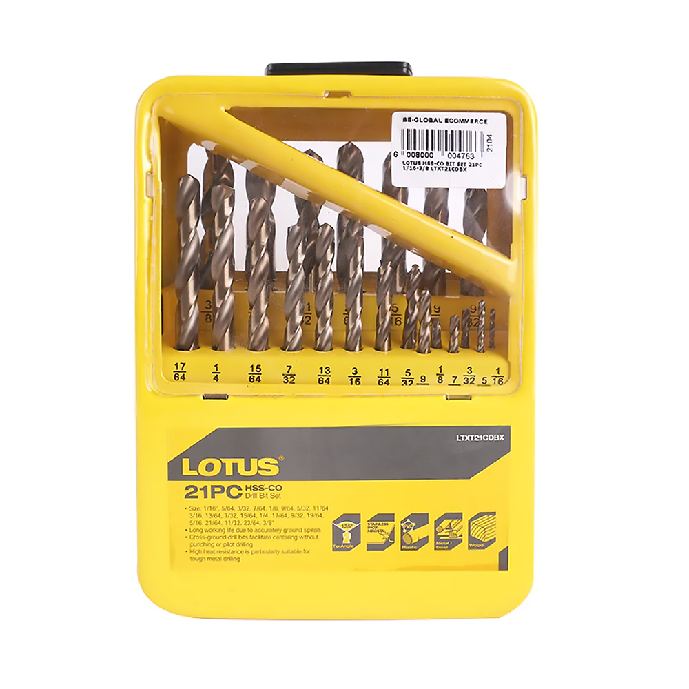 Lotus HSS-CO Drill Bit Set - ToolsSavvy.ph Main image