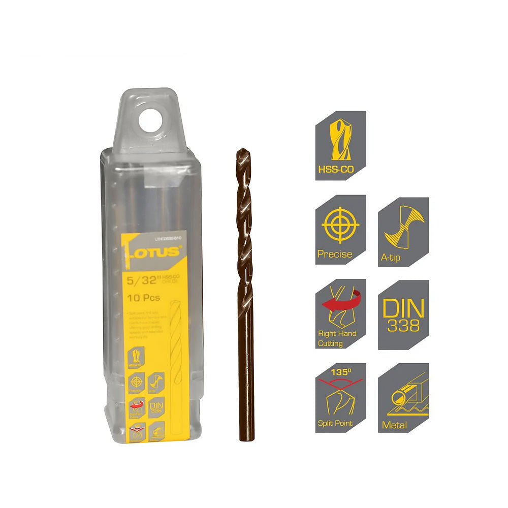 Lotus HSS-CO Drill Bit (Tube) - ToolsSavvy.ph