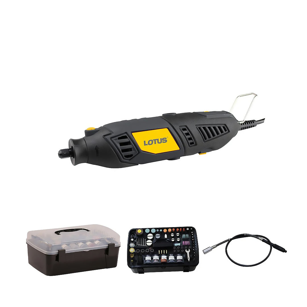 Lotus LRT170C Rotary Tool Kit w/ 211pcs Accessories 170W - ToolsSavvy.ph Main image