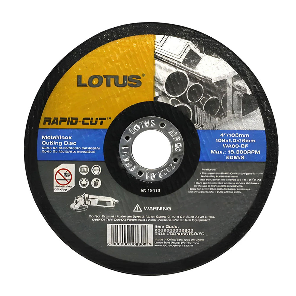 Lotus LTXT105STSC/FC Cut-Off Wheel Super Thin 4" - ToolsSavvy.ph