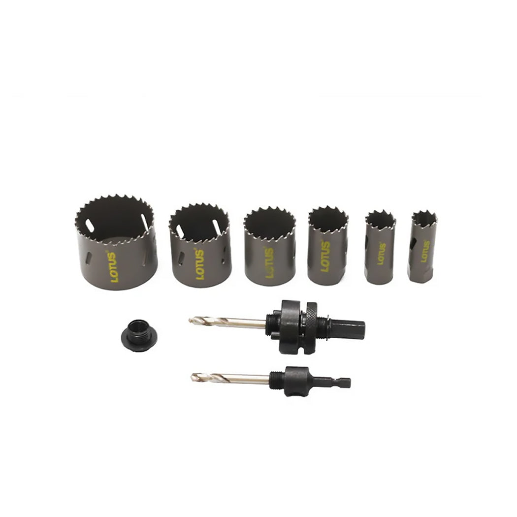 Lotus LTXT9HS Bi-Metal Hole Saw Set 9pcs Secondary image