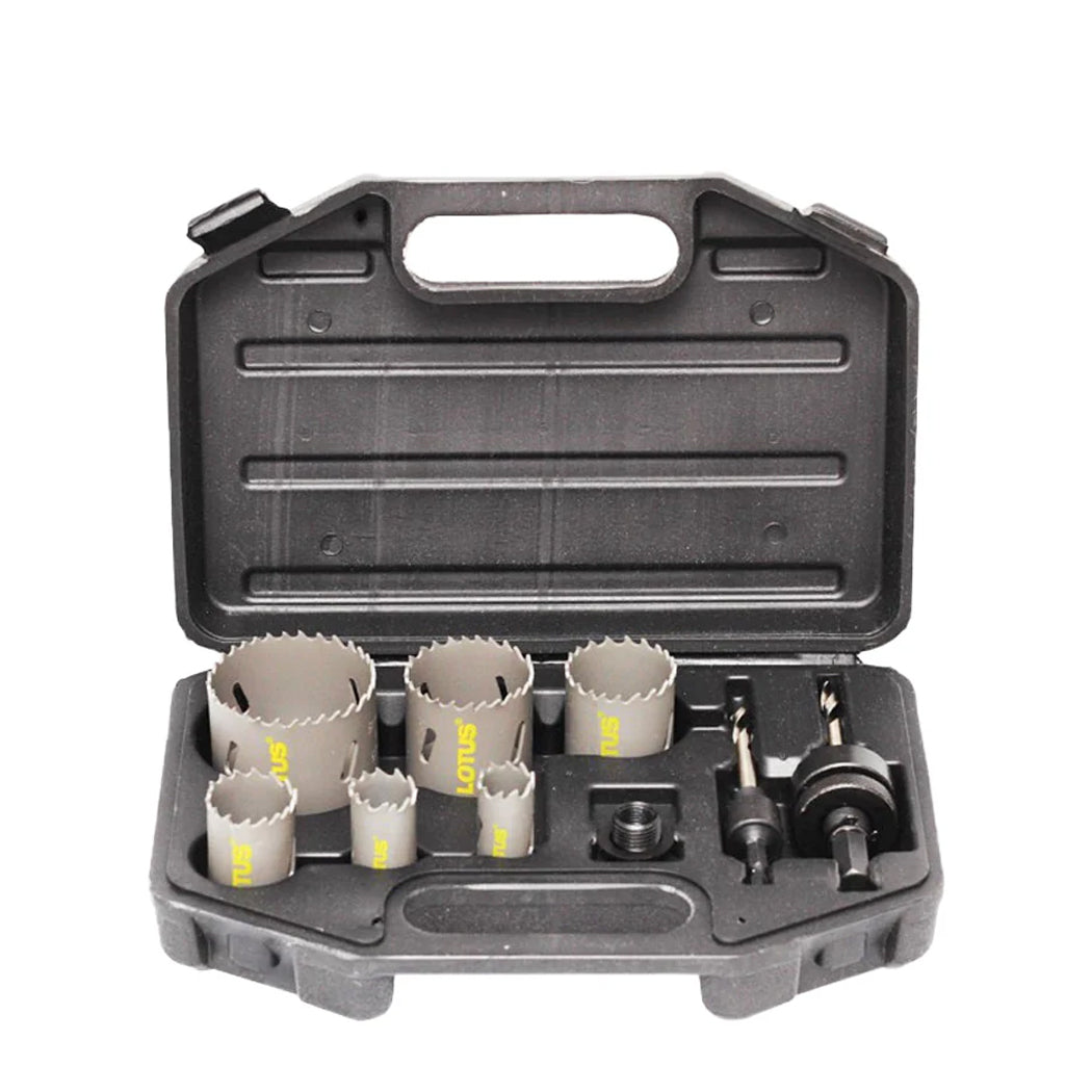 Lotus LTXT9HS Bi-Metal Hole Saw Set 9pcs - ToolsSavvy.ph Main image
