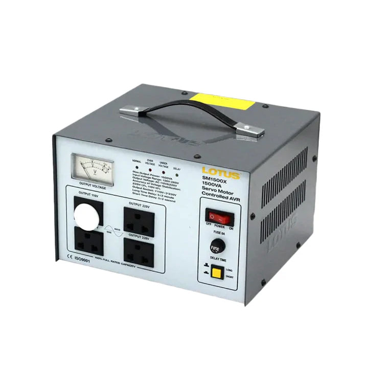 Lotus SM1500X Automatic Voltage Regulator Servo Motor 1500VA - ToolsSavvy.ph Main image