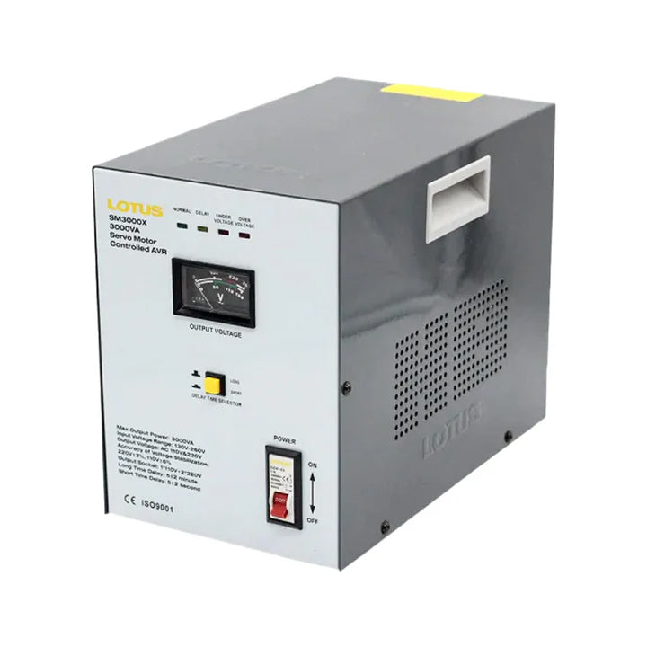 Lotus SM3000X Automatic Voltage Regulator Servo Motor 3000VA - ToolsSavvy.ph Main image