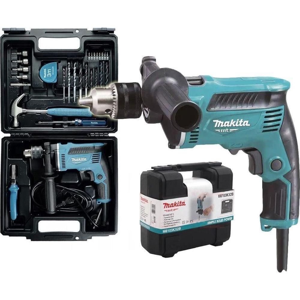 Makita MT M8103KX2B Hammer Drill 1/2" 430W - KHM Megatools Corp. Main image