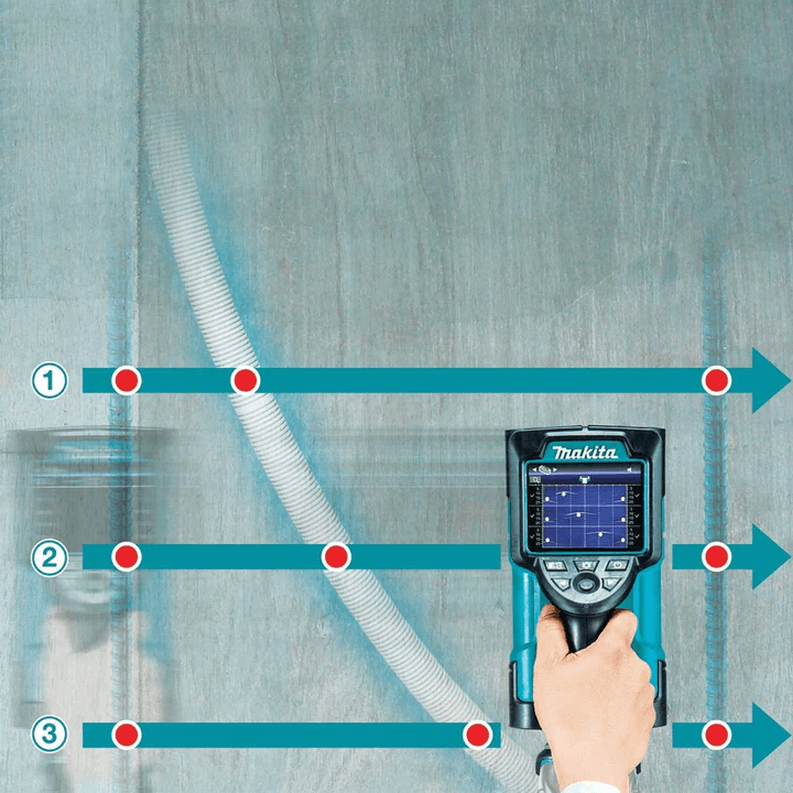Makita DWD181ZJ 18V Cordless Wall Scanner / Floor Scanner 180mm (LXT) [Bare] Secondary image