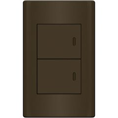 Royu MD504/DG 2-Gang Switch 3-Way Set 16A (Plano) [Dark Gray] | Royu by KHM Megatools Corp.