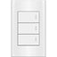 Royu MD515 3-Gang Switch Set 16A (Plano) [White] | Royu by KHM Megatools Corp.