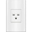 Royu MD901 1-Gang Aircon Outlet Set 20A (Plano) [White] | Royu by KHM Megatools Corp.