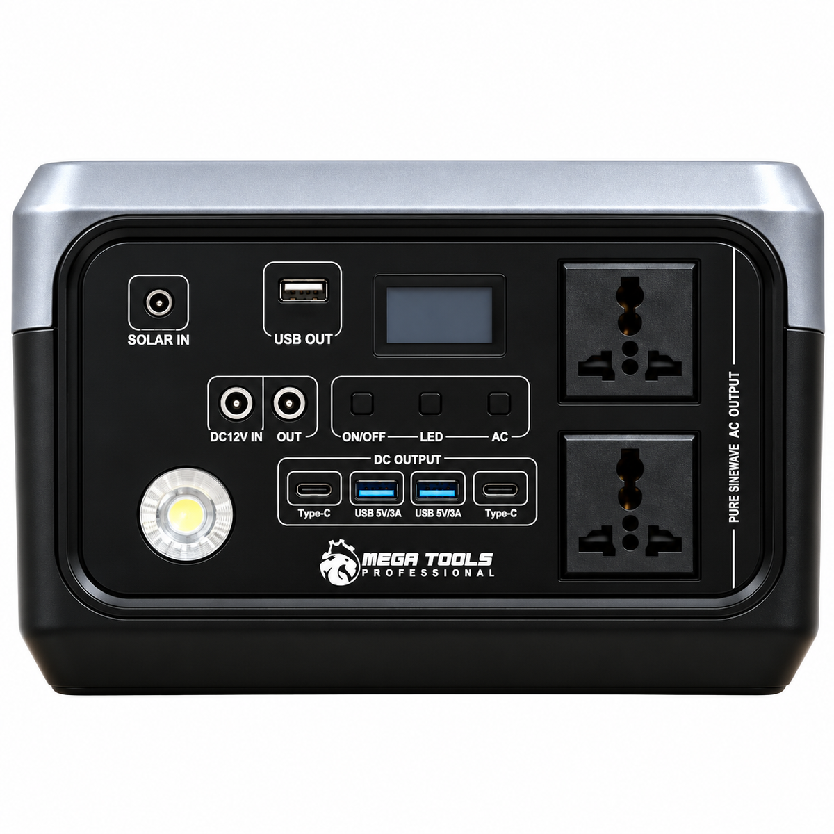 Megatools LX-ABS13-600W Portable Power Station 600W - ToolsSavvy.ph