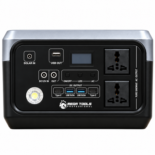 Megatools LX-ABS13-600W Portable Power Station 600W