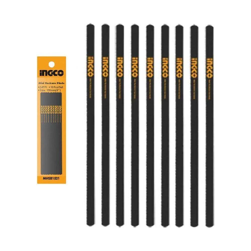 Ingco MHSB1521 Mini Hacksaw Blade 6" 10Pcs/set - KHM Megatools Corp. Main image