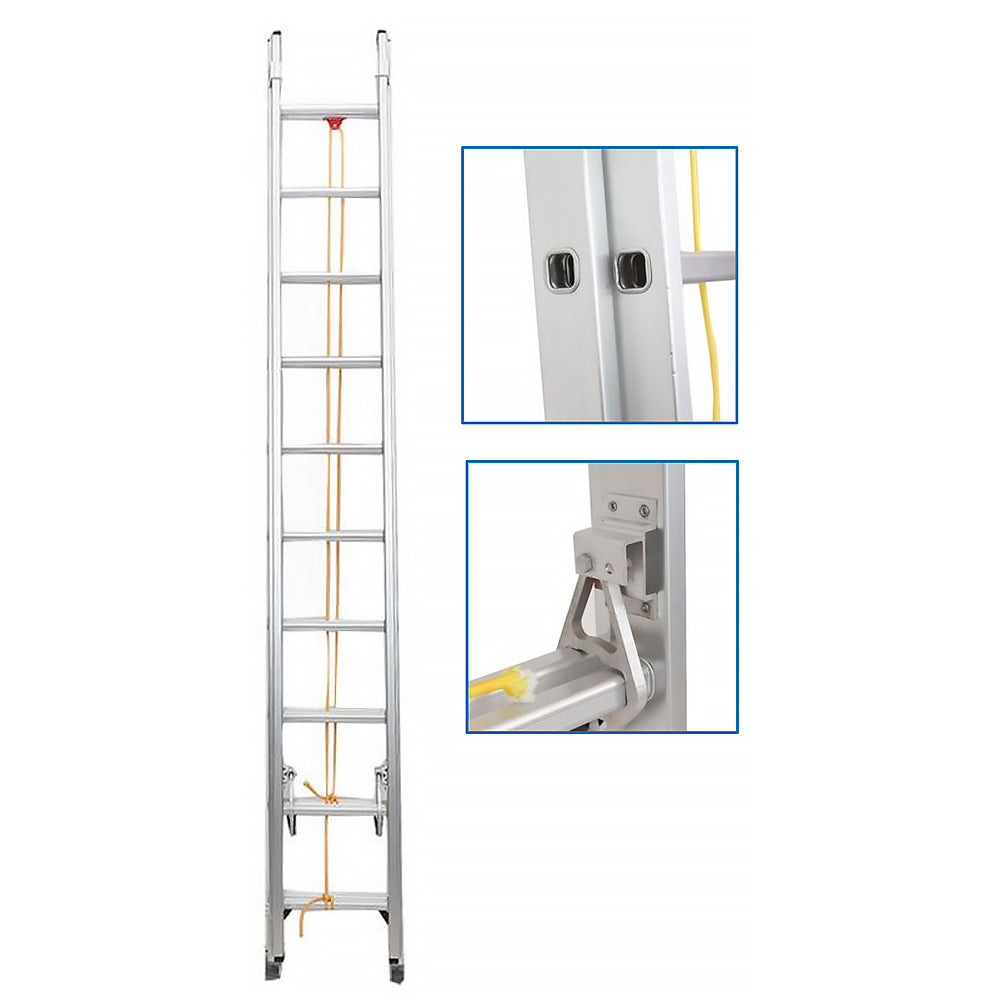 Miller Aluminum Extension Ladder (w/ Yellow Rope) - ToolsSavvy.ph Main image
