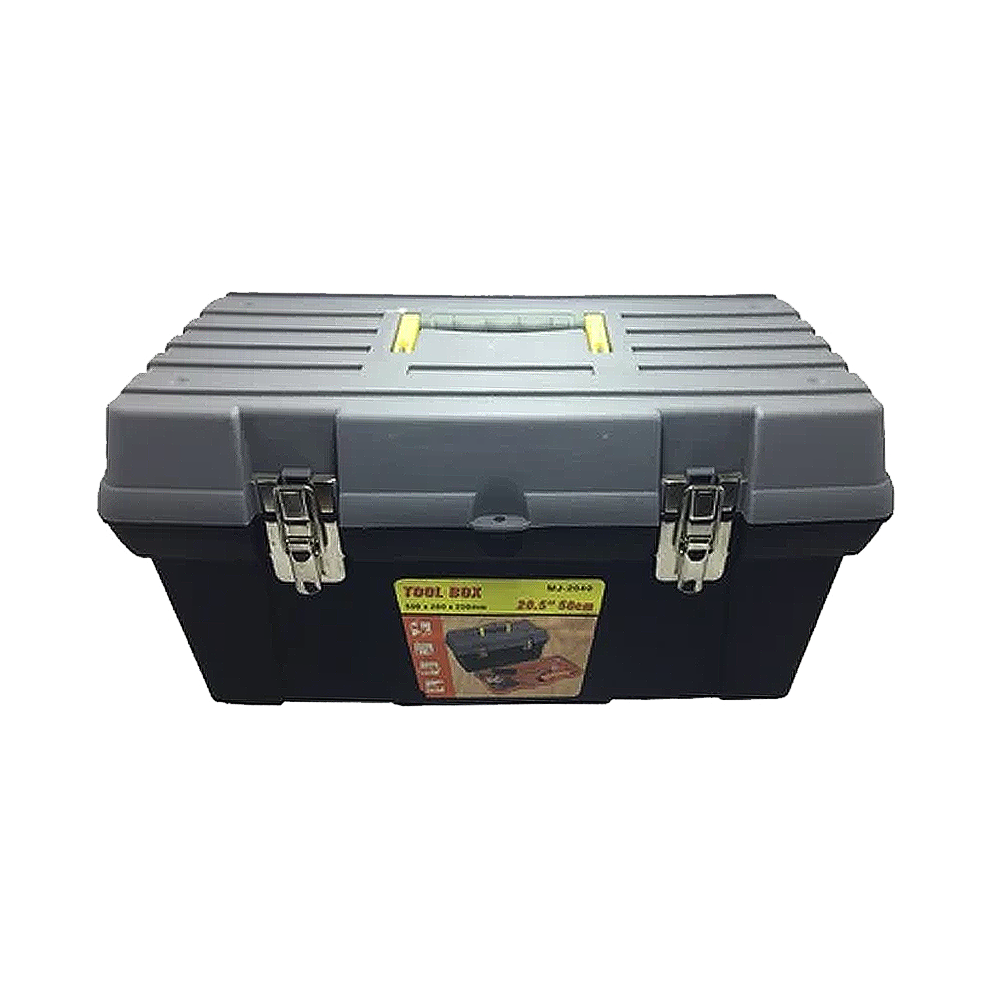Showa MJ-2040 Plastic Tool Box w/Tray Metal latches