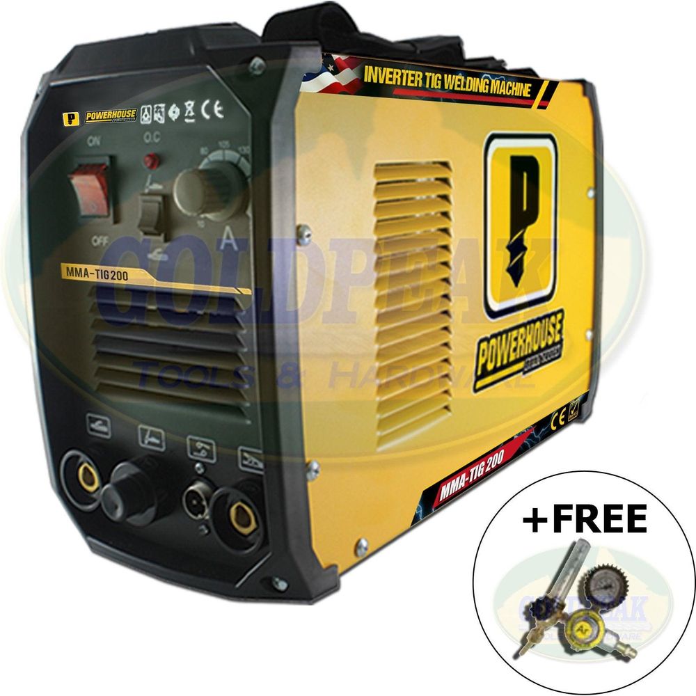 Powerhouse MMA-TIG200 2in1 TIG/MMA DC Inverter Welding Machine - Goldpeak Tools PH Powerhouse