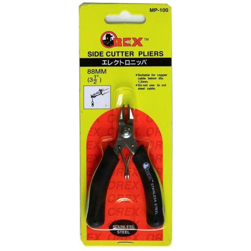 Orex MP-100 Mini Side Cutting Pliers / Side Cutters 3-1/2" - KHM Megatools Corp. Main image