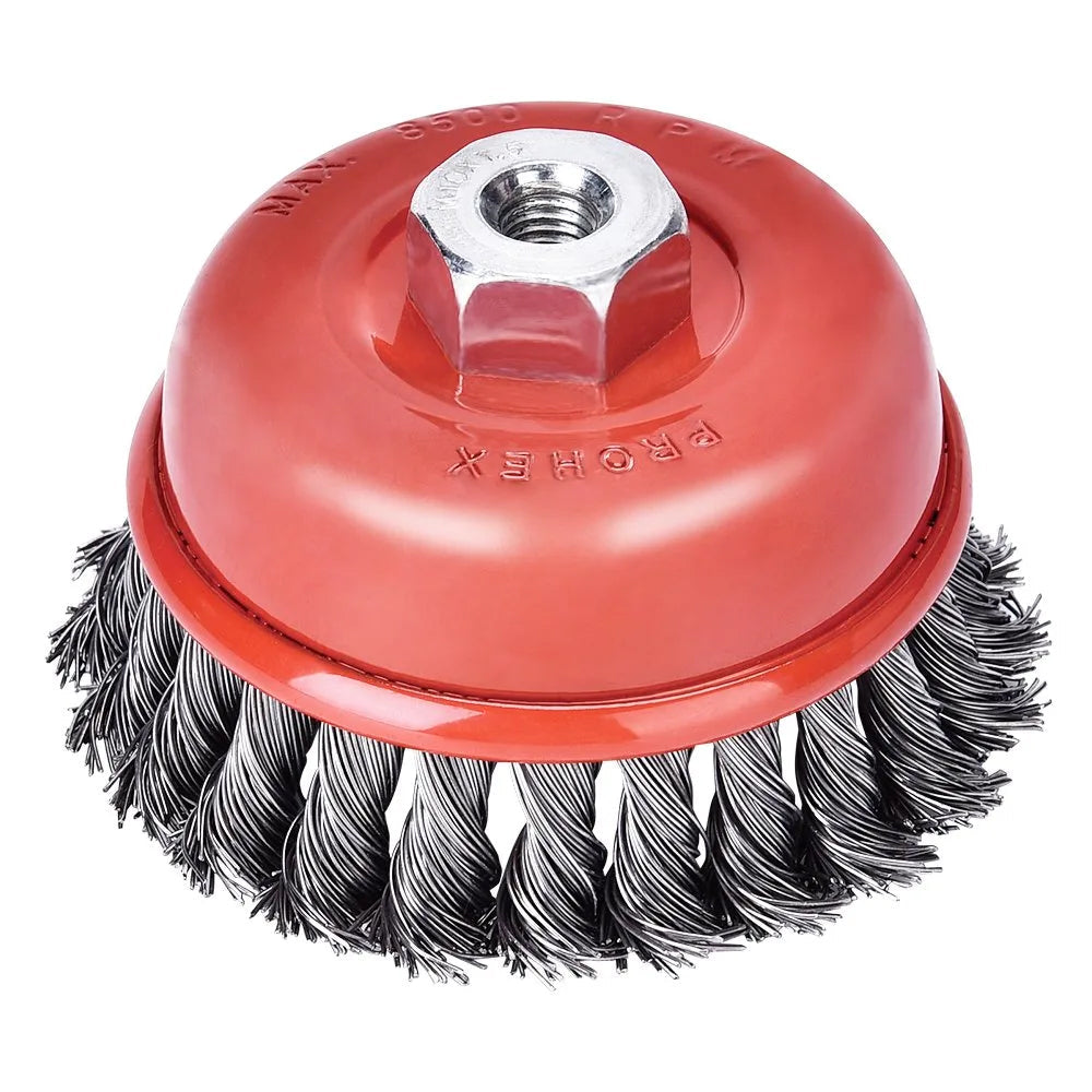 MPT Twisted Wire Cup Brush w/ Nut - ToolsSavvy.ph