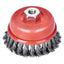 MPT Twisted Wire Cup Brush w/ Nut - ToolsSavvy.ph