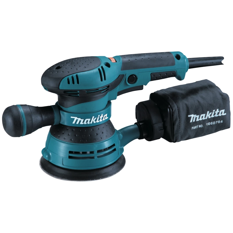Makita BO5041 Random Orbit Sander 5" with Built-In Dust Extraction System 300W (Variable) Secondary image