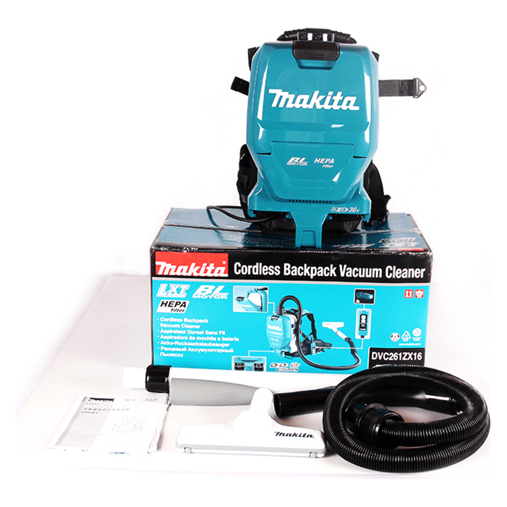 Makita DVC261Z 36V Cordless Backpack Vacuum Cleaner (LXT-Series) [Bare] - Goldpeak Tools PH Makita