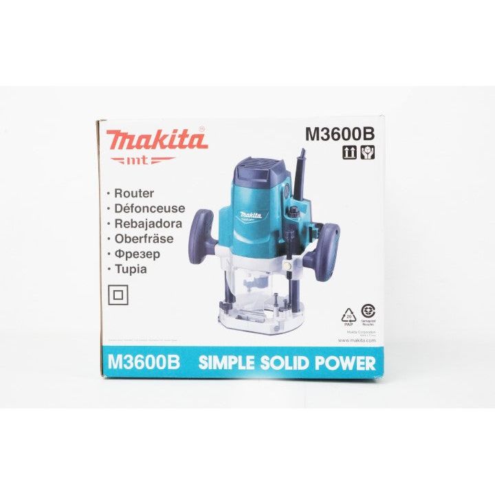 Makita MT M3600B Plunge Router (1/4"&1/2") 1,650W | Makita MT by KHM Megatools Corp.